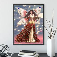 Load image into Gallery viewer, Crystal Rhinestone Diamond Painting Kit | Elf Girl
