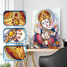 Load image into Gallery viewer, Crystal Rhinestone Diamond Painting Kit | Elephant Trunk Buddha
