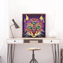 Load image into Gallery viewer, Crystal Rhinestone diamond painting kit | three-eyed civet cat
