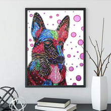 Load image into Gallery viewer, Crystal Rhinestone Diamond Painting Kit | Colorful Dog
