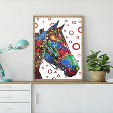 Load image into Gallery viewer, Crystal Rhinestone Diamond Painting Kit | Color Horse
