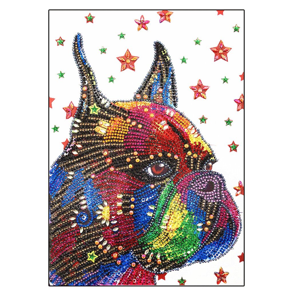 Crystal Rhinestone Diamond Painting Kit | Color Dog