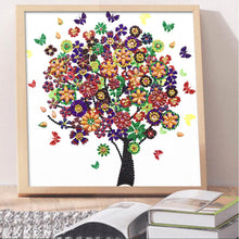 Load image into Gallery viewer, Crystal Rhinestone Diamond Painting Kit | Season Tree
