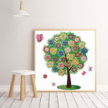 Load image into Gallery viewer, Crystal Rhinestone Diamond Painting Kit | Season Tree
