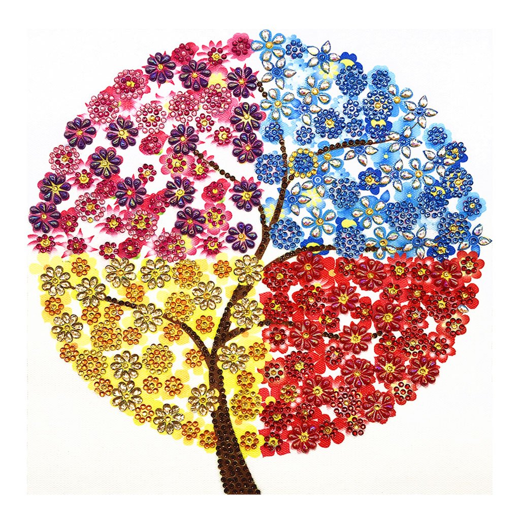 Crystal Rhinestone Diamond Painting Kit | Season Tree