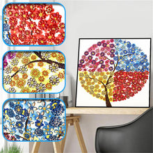 Load image into Gallery viewer, Crystal Rhinestone Diamond Painting Kit | Season Tree
