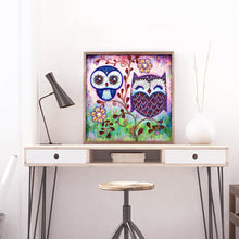 Load image into Gallery viewer, Crystal Rhinestone Diamond Painting Kit | Cartoon Owl
