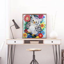 Load image into Gallery viewer, Crystal Rhinestone Diamond Painting Kit | Cartoon Owl

