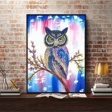 Load image into Gallery viewer, Crystal Rhinestone Diamond Painting Kit | Animal Owl
