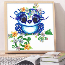Load image into Gallery viewer, Crystal Rhinestone Diamond Painting Kit | Cartoon Owl
