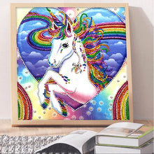 Load image into Gallery viewer, Crystal Rhinestone Diamond Painting Kit | Cartoon Animal Unicorn
