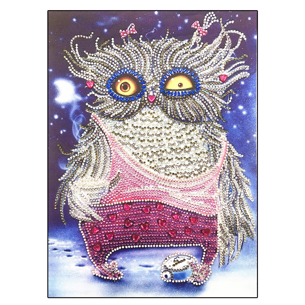 Crystal Rhinestone Diamond Painting Kit | Cartoon Owl