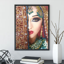 Load image into Gallery viewer, Crystal Rhinestone Diamond Painting Kit | Indian Beauty

