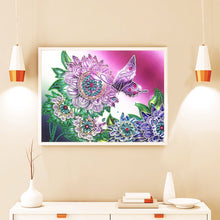 Load image into Gallery viewer, Crystal Rhinestone Diamond Painting Kit | Flower Butterfly
