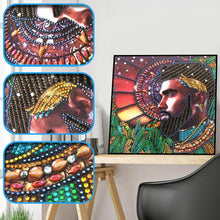 Load image into Gallery viewer, Crystal Rhinestone Diamond Painting Kit | African Men
