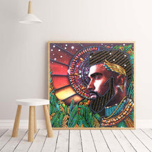 Load image into Gallery viewer, Crystal Rhinestone Diamond Painting Kit | African Men
