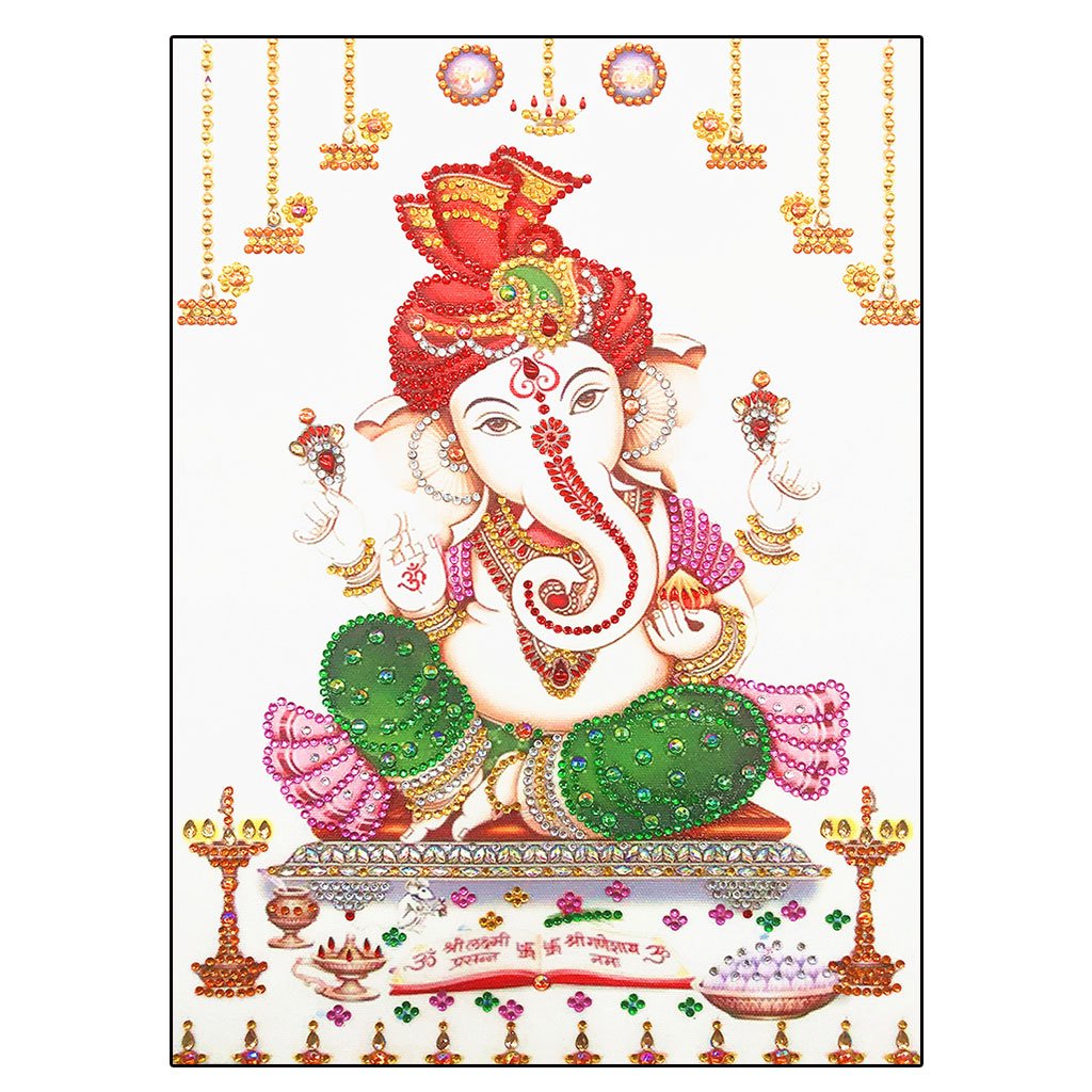 Crystal Rhinestone Diamond Painting Kit | Elephant Trunk Buddha