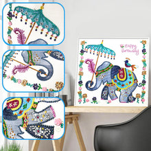 Load image into Gallery viewer, Crystal Rhinestone Diamond Painting Kit | Baby Elephant
