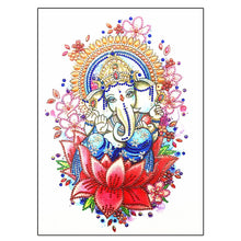 Load image into Gallery viewer, Crystal Rhinestone Diamond Painting Kit | Elephant Trunk Buddha
