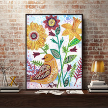 Load image into Gallery viewer, Crystal Rhinestone Diamond Painting Kit | Flowers and Birds
