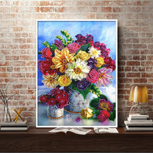 Load image into Gallery viewer, Crystal Rhinestone Diamond Painting Kit | Fresh flowers
