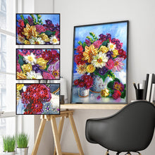 Load image into Gallery viewer, Crystal Rhinestone Diamond Painting Kit | Fresh flowers
