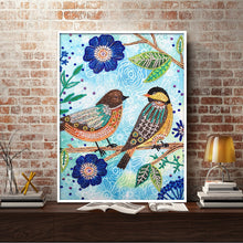 Load image into Gallery viewer, Crystal Rhinestone Diamond Painting Kit | Flowers and birds
