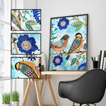 Load image into Gallery viewer, Crystal Rhinestone Diamond Painting Kit | Flowers and birds
