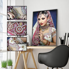 Load image into Gallery viewer, Crystal Rhinestone Diamond Painting Kit | Beautiful woman
