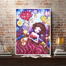 Load image into Gallery viewer, Crystal Rhinestone Diamond Painting Kit | Cute girl
