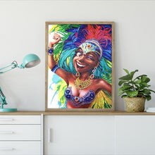 Load image into Gallery viewer, Crystal Rhinestone Diamond Painting Kit | African active girl

