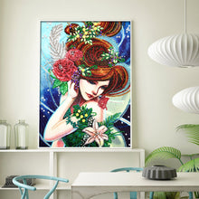Load image into Gallery viewer, Crystal Rhinestone Diamond Painting Kit | Beautiful girl
