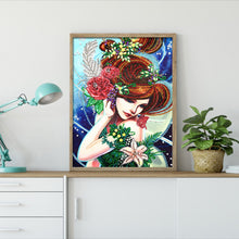 Load image into Gallery viewer, Crystal Rhinestone Diamond Painting Kit | Beautiful girl
