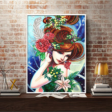 Load image into Gallery viewer, Crystal Rhinestone Diamond Painting Kit | Beautiful girl
