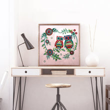 Load image into Gallery viewer, Crystal Rhinestone Diamond Painting Kit | Cartoon Animal Owl
