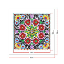 Load image into Gallery viewer, Crystal Rhinestone Diamond Painting Kit | Flower Mandala
