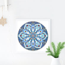 Load image into Gallery viewer, Crystal Rhinestone Diamond Painting Kit | Mandala flower
