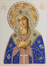 Load image into Gallery viewer, Crystal Rhinestone diamond Painting Kit | Blessed Virgin Mary
